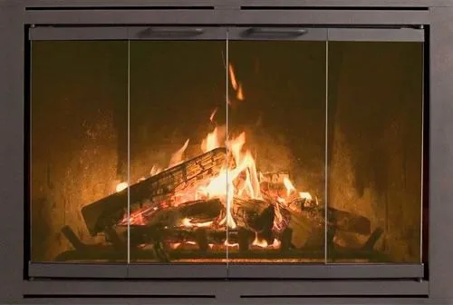 fireplace glass